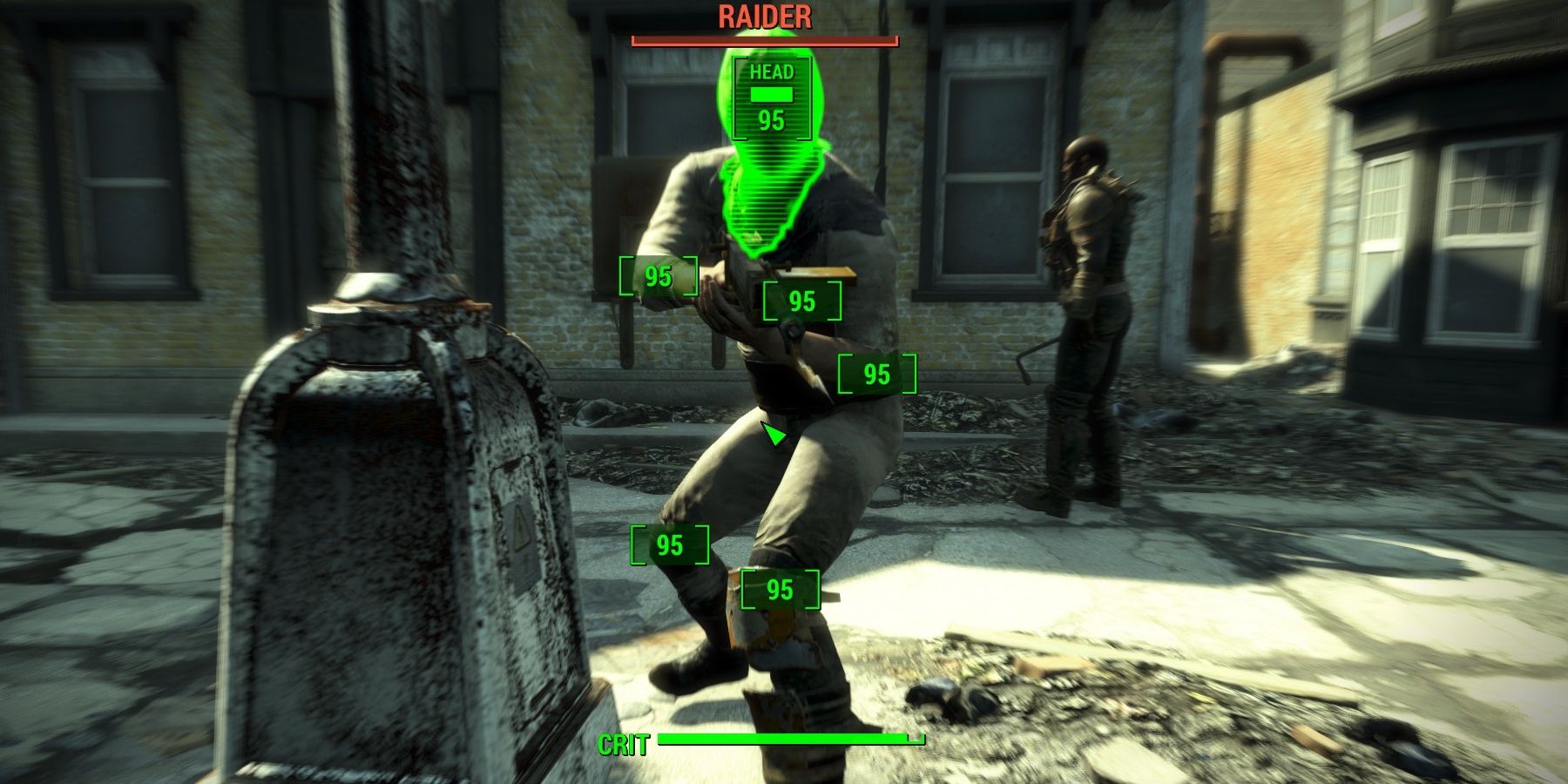 Gun Fu Fallout 4 Perk targeting an enemy in V.A.T.S.