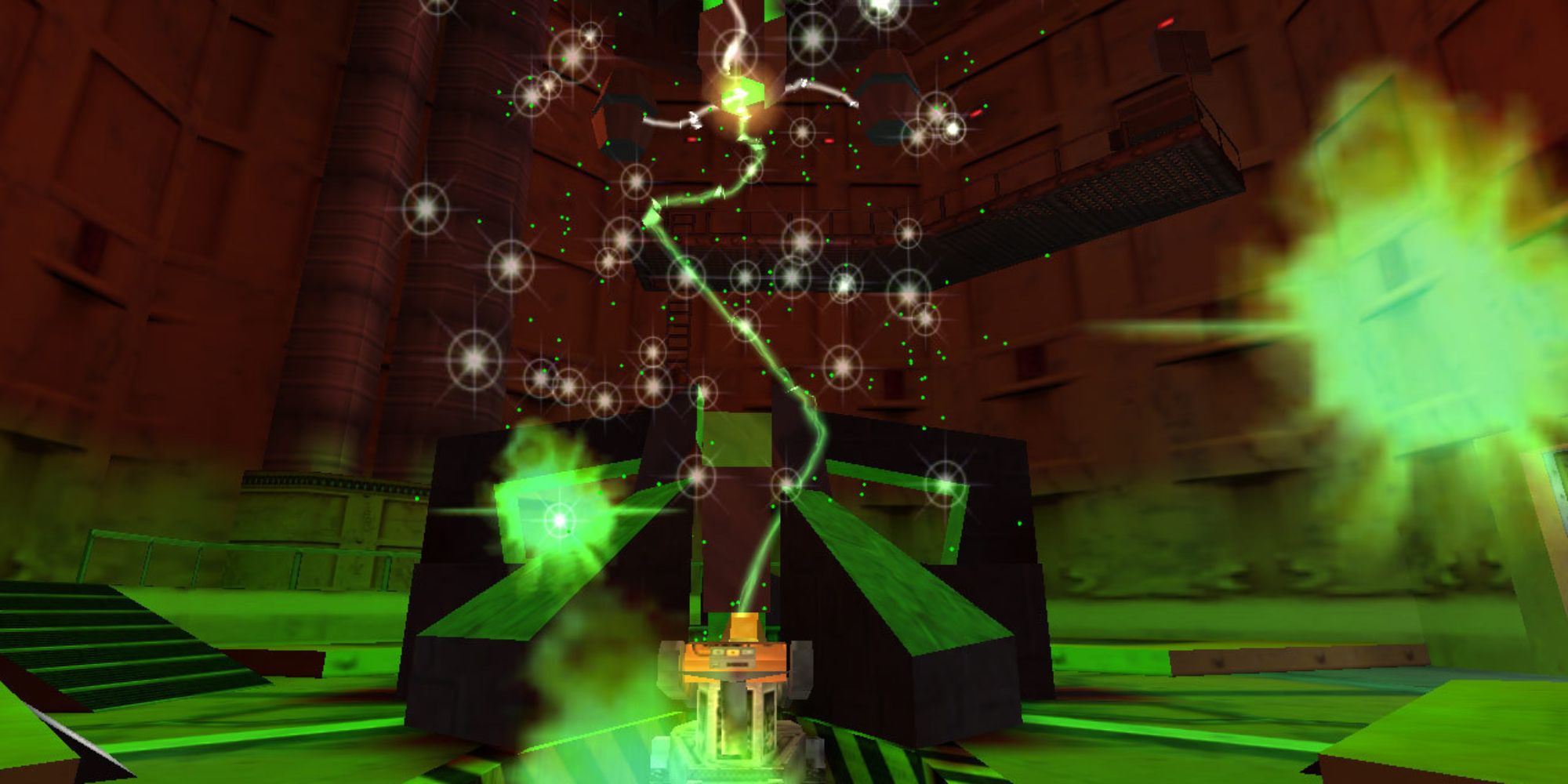 Half-Life Screenshot With Bright Green Slights