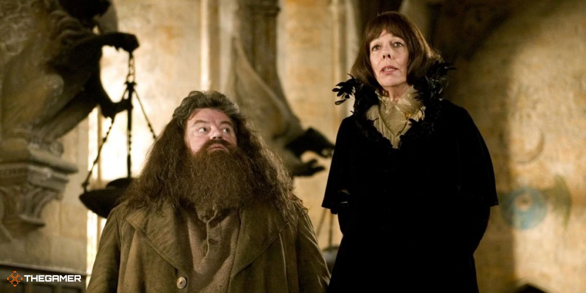 Harry Potter - Olympe Maxime and Hagrid