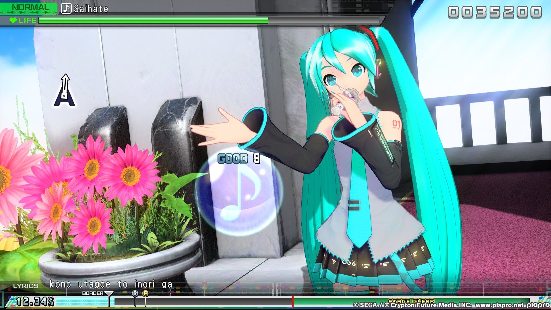 Hatsune Miku Project Diva Megamix+ Saihate song