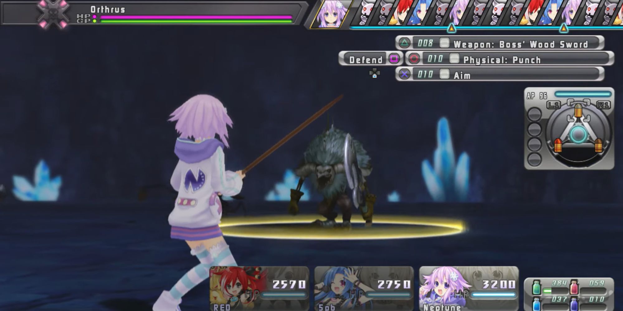 Hyperdimension Neptunia Screenshot Of Gameplay