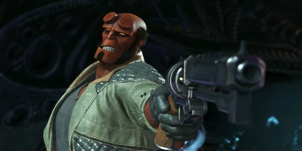 Injustice 2 Finisher Ranked Hellboy Gun