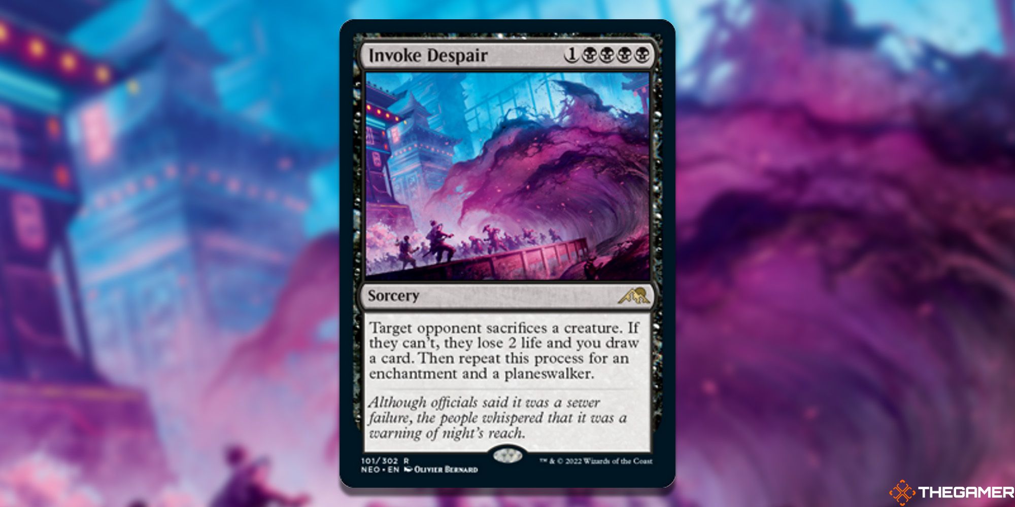 A screenshot of the Invoke Despair card.