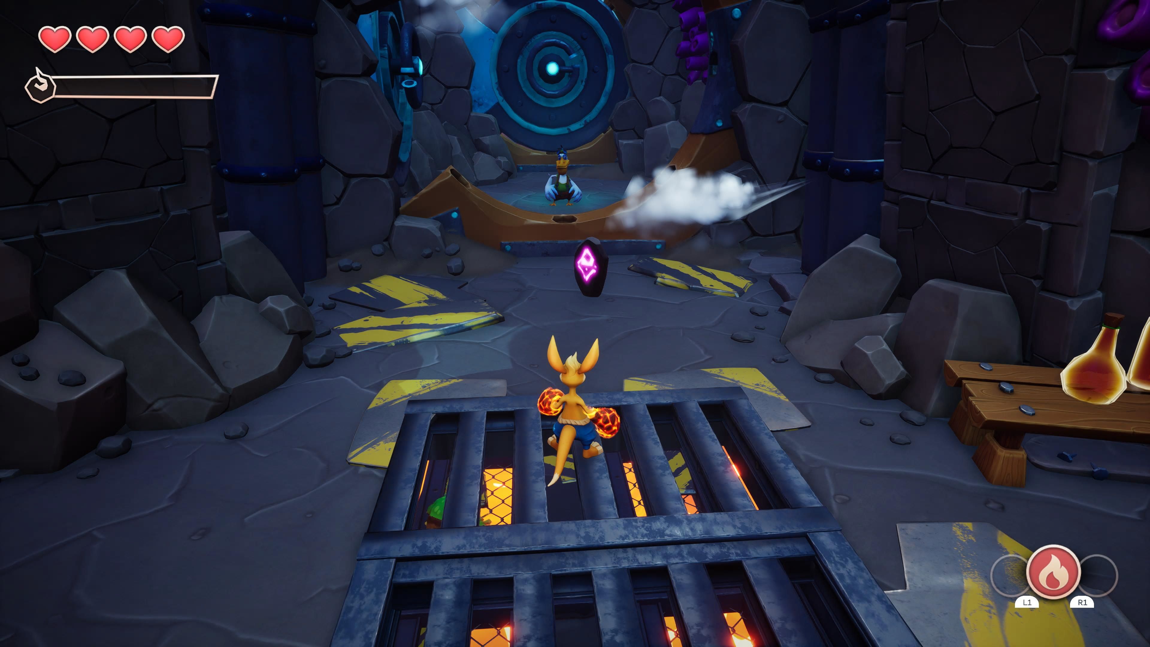 The final rune in the Lava Caves