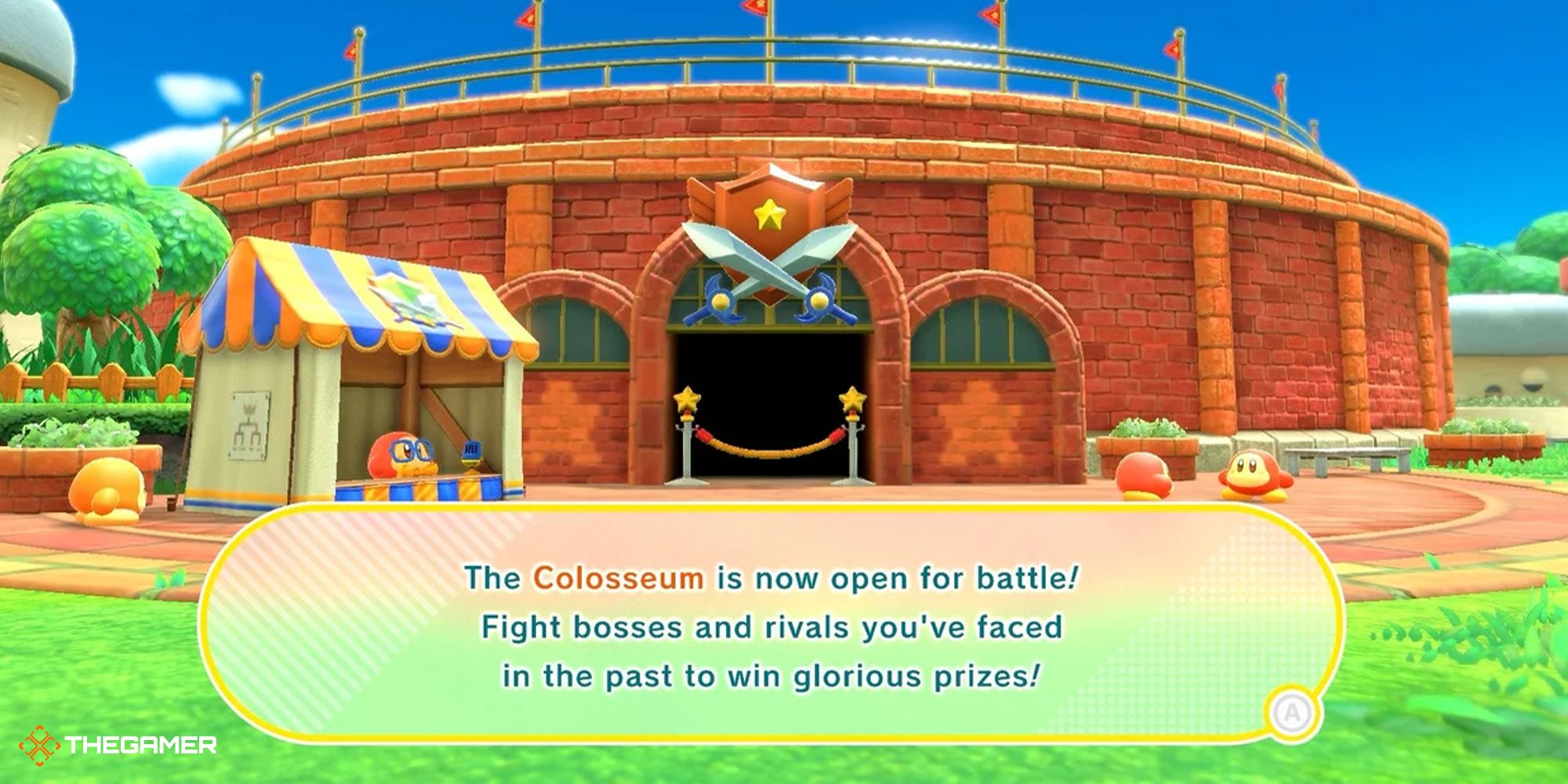 Kirby and the Forgotten Land - Colosseum unlock