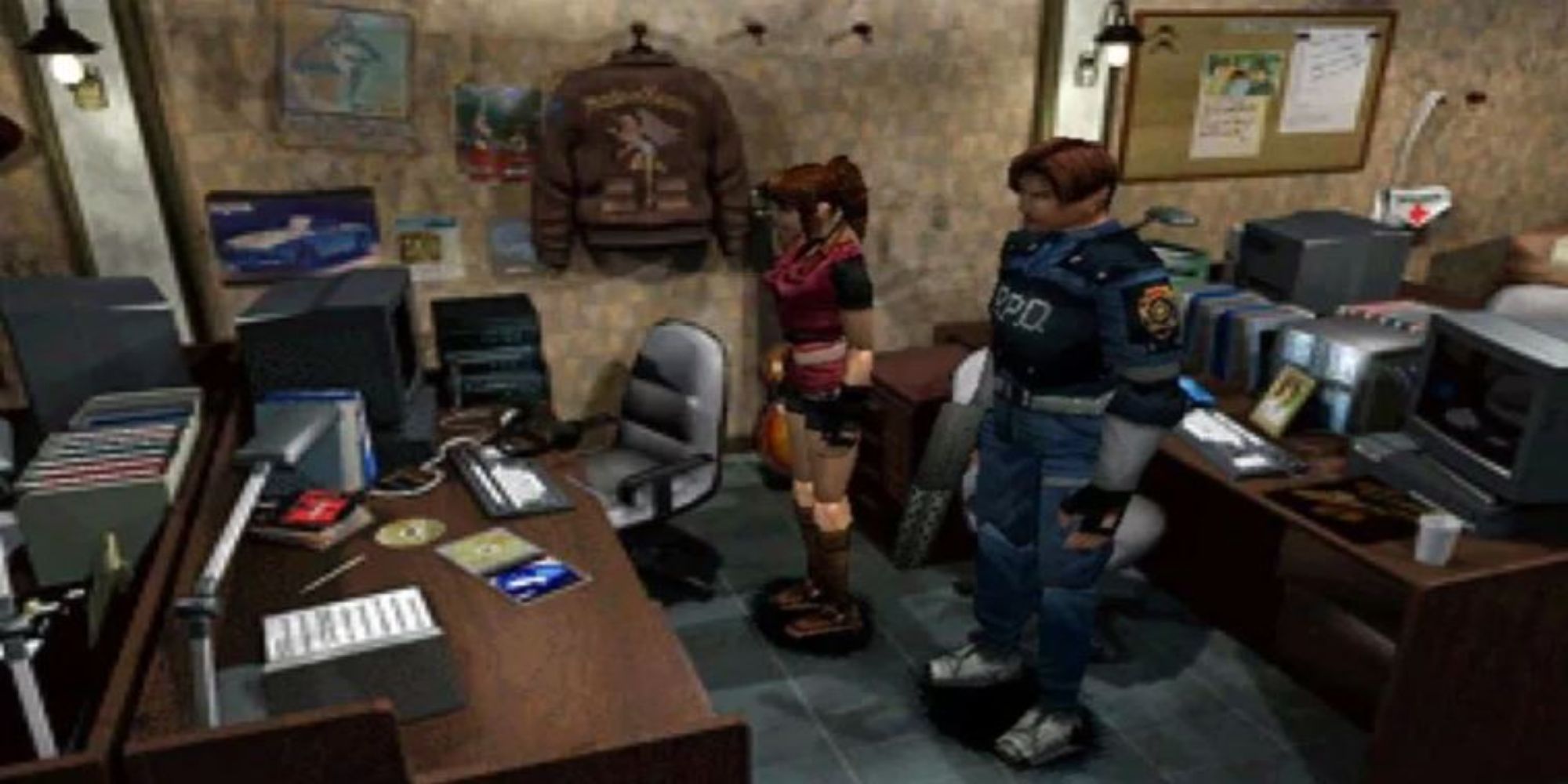 Leon Kennedy and Claire Redfield From Resident Evil 2