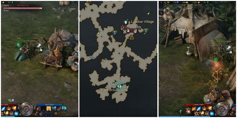 The location of the third and fourth mokoko seeds in Lakebar, Lost Ark