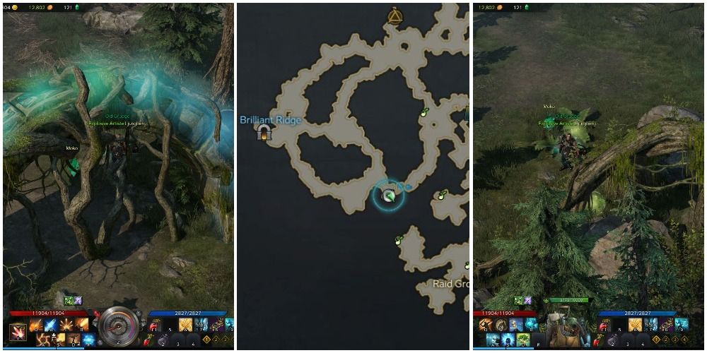 The location of the seventh and eighth mokoko seeds in Lakebar, Lost Ark