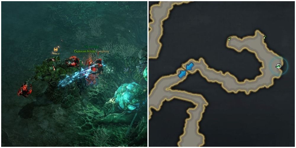 Lost Ark Yudia monster location for Red Eyed Rock Demon