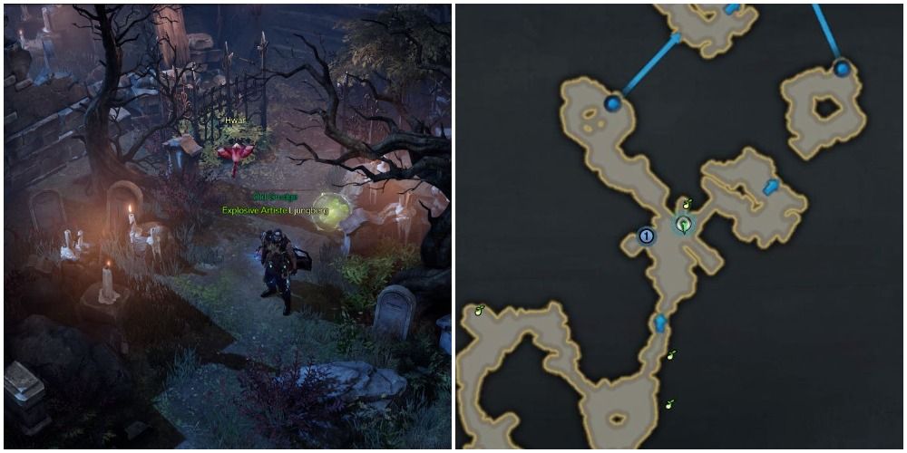 Lost Ark sixth mokoko seed location in Lastra Forest