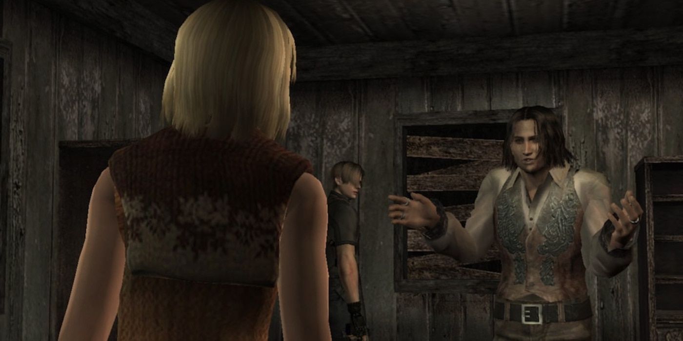Luis Ashley and Leon Resident Evil 4 Cabin