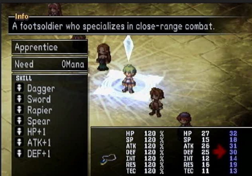 Makai Kingdom Class Selections