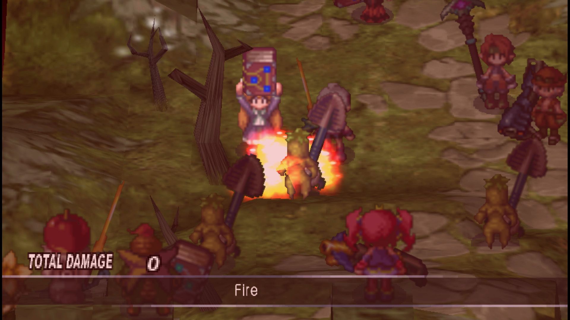 Makai Kingdom Screenshot of Book Fire