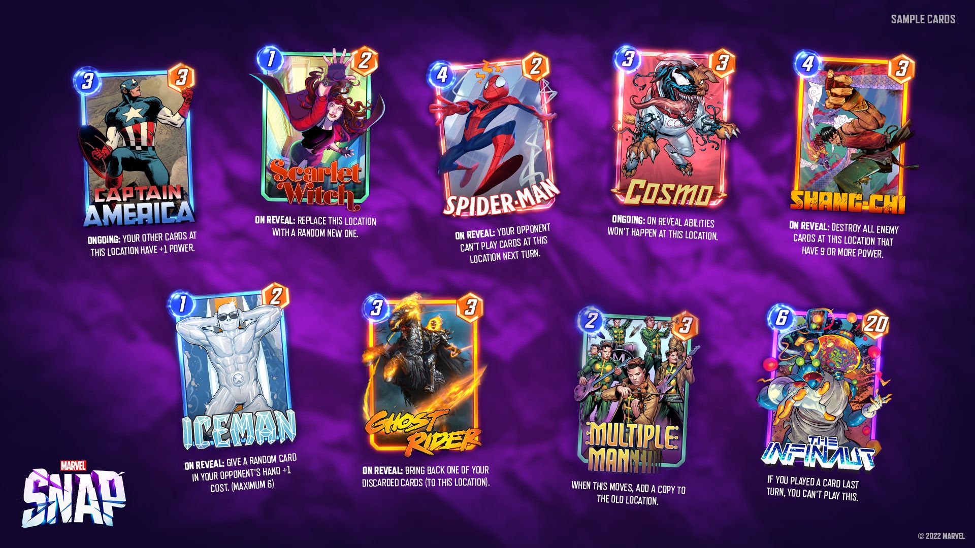 Marvel Snap Cards