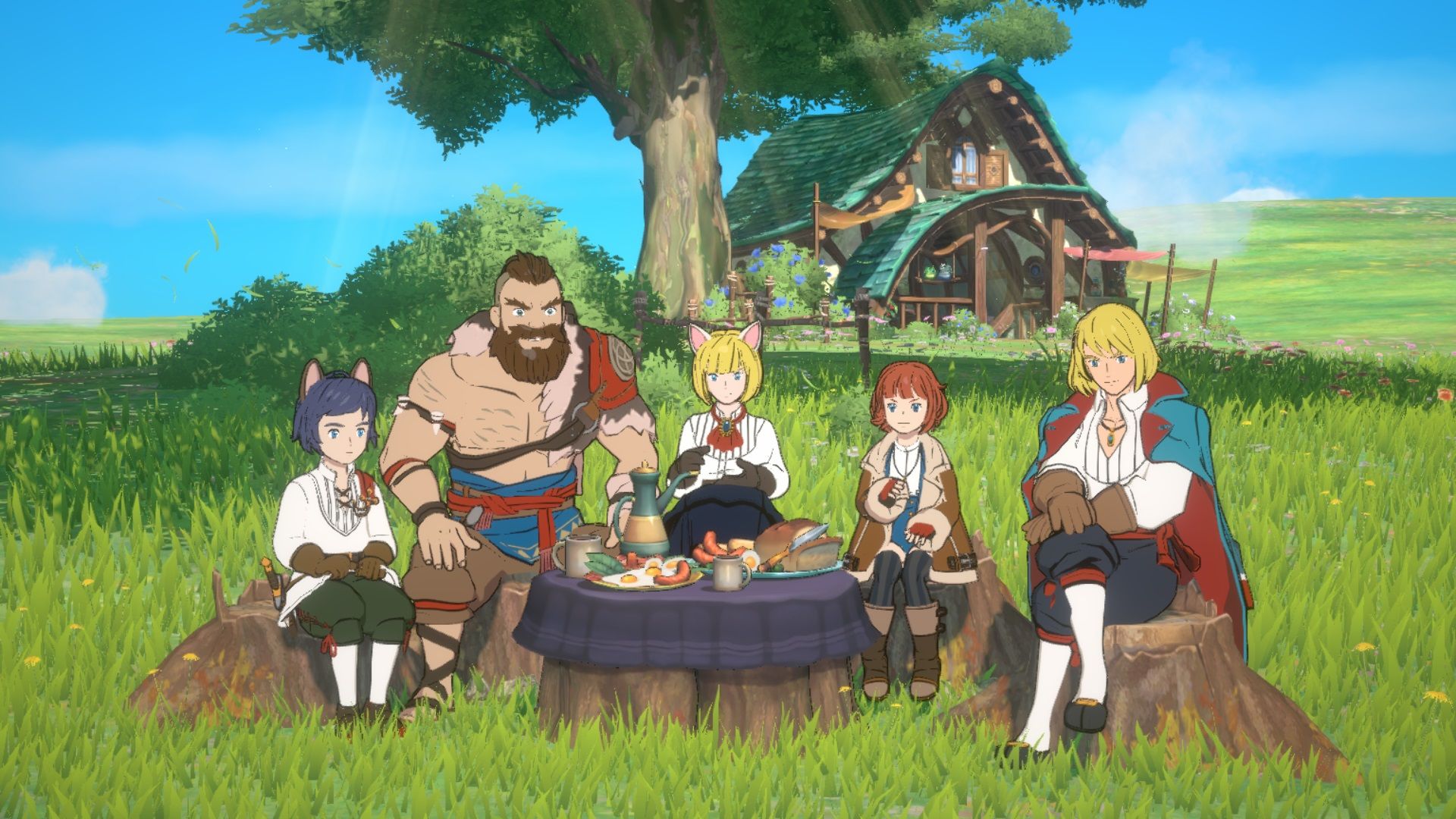 Ni no Kuni Cross Worlds - the five characters you can choose from
