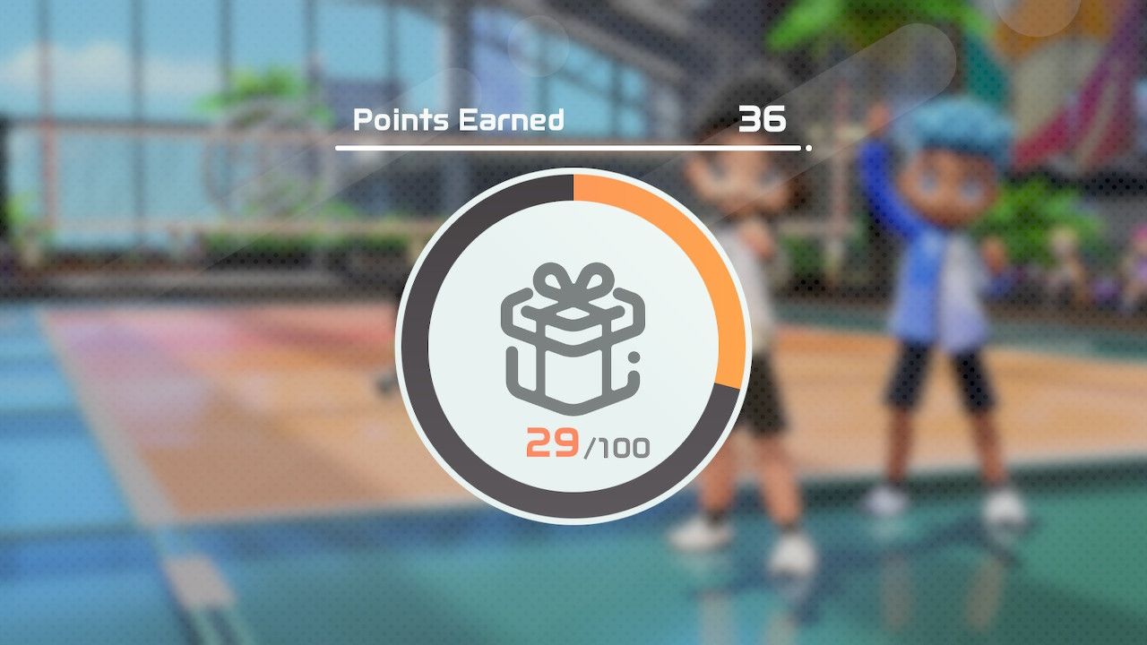 Nintendo Switch Sports Points earned after a match