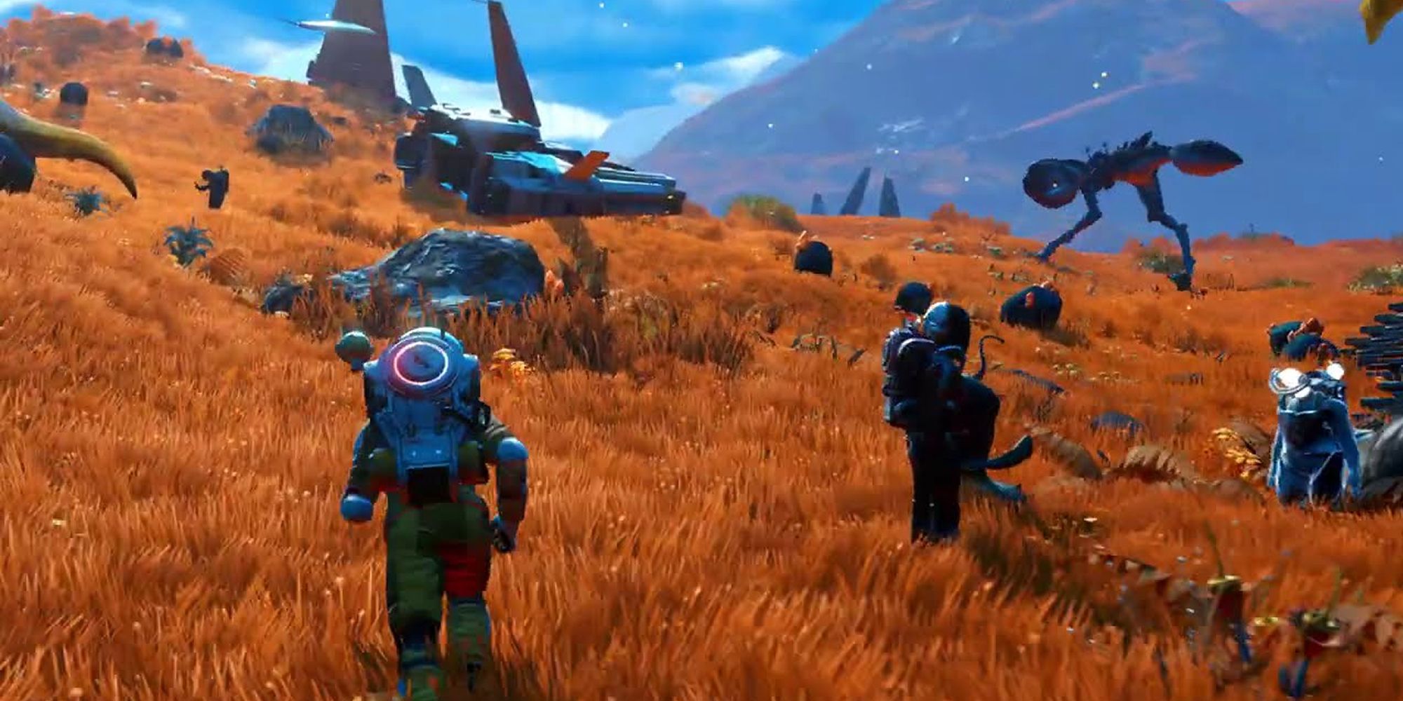 Exploring An Alien Planet In No Man's Sky