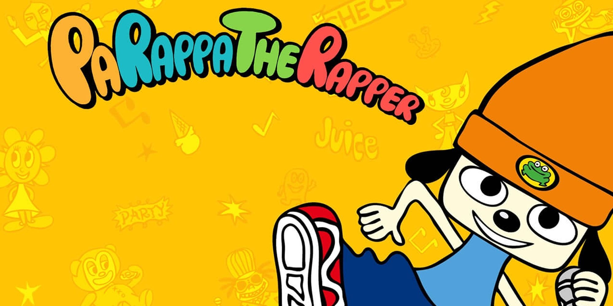 PaRappa Posing At The Title