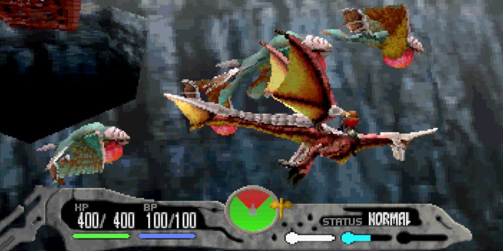 Panzer dragoon saga flying a dragon