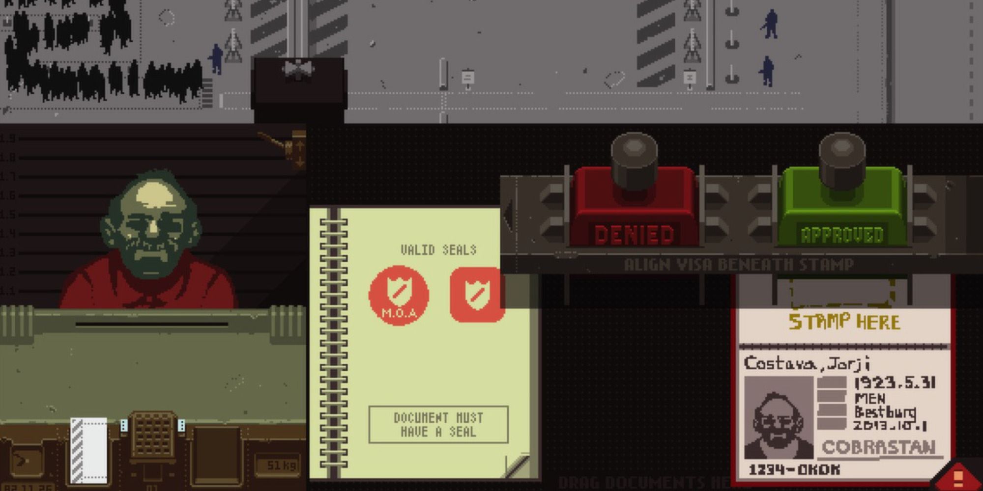 Papers Please gameplay