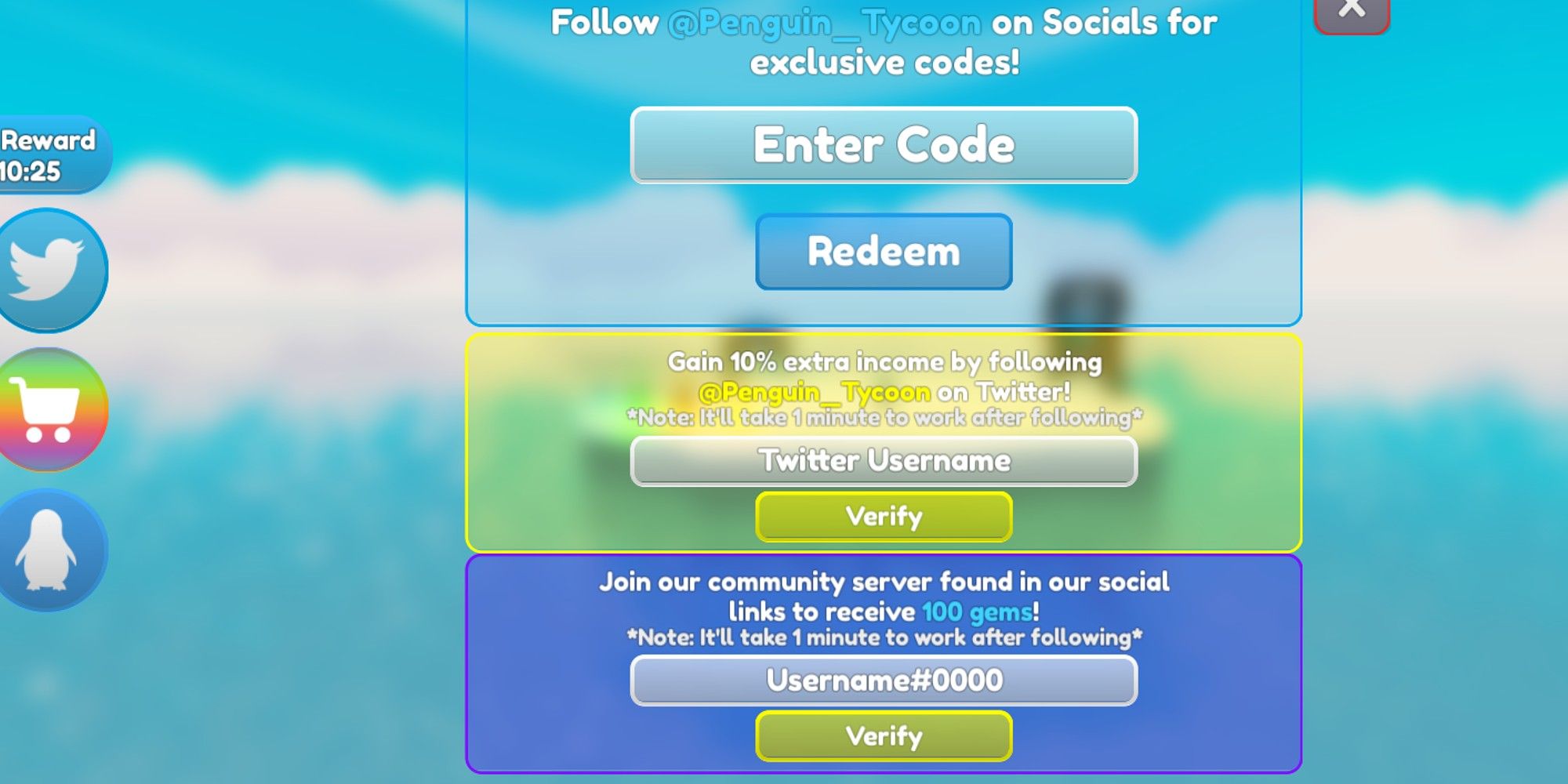 Penguin Tycoon Codes