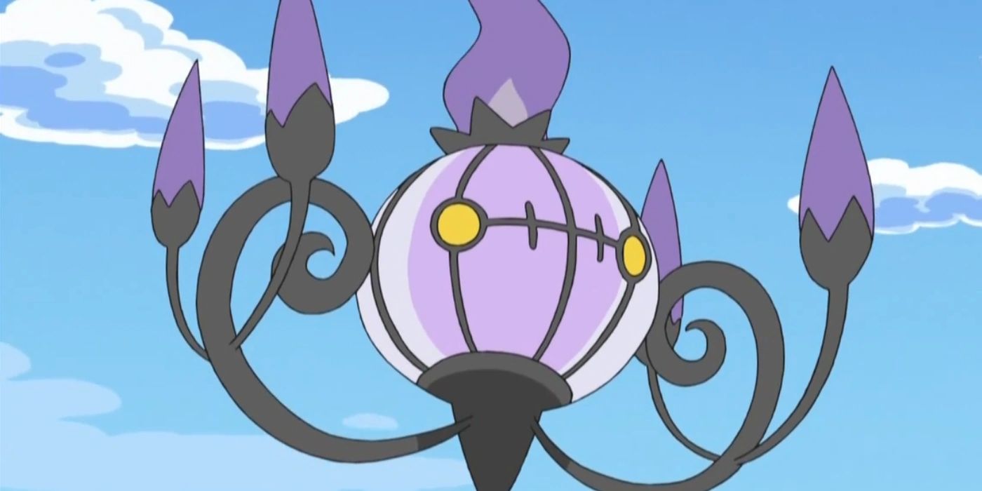 Chandelure in the Pokemon anime