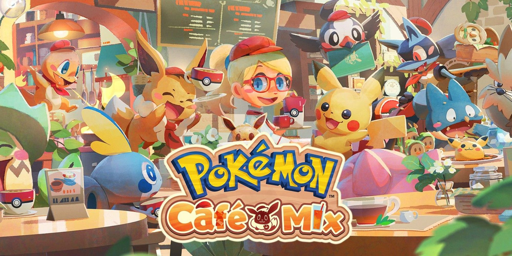 Pokemon Cafe Mix logo cover
