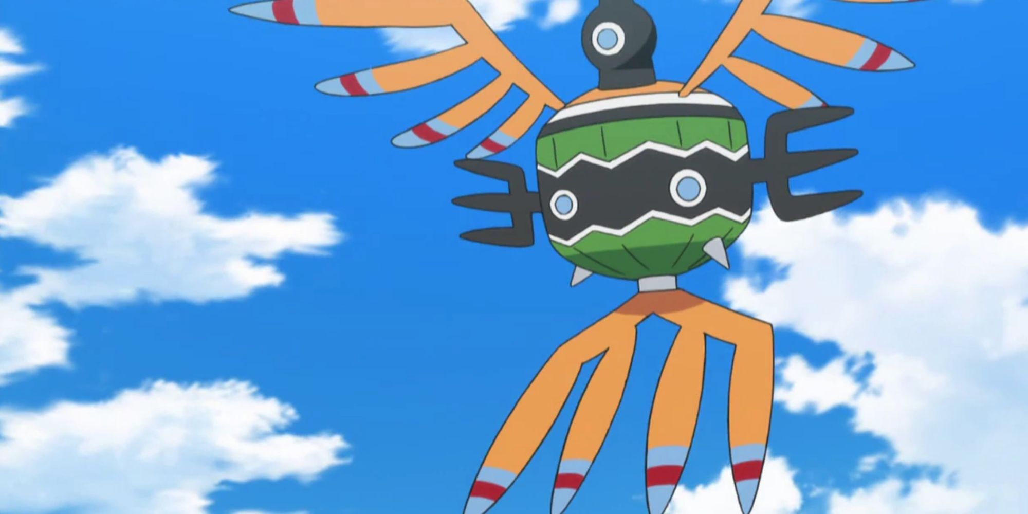 Pokemon Sigilyph Flying In The Anime