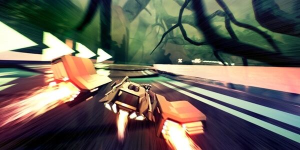 REdout turning on race track