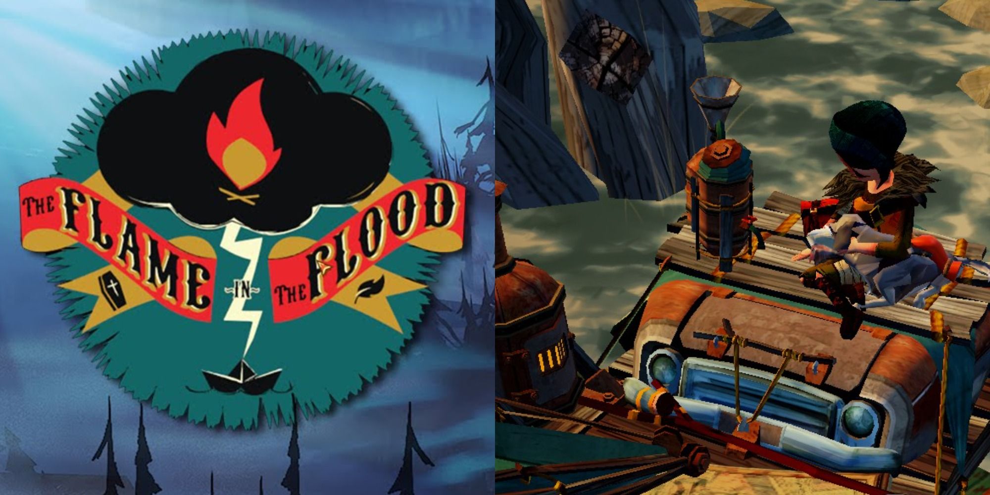 Raft and Flame in the Flood cover