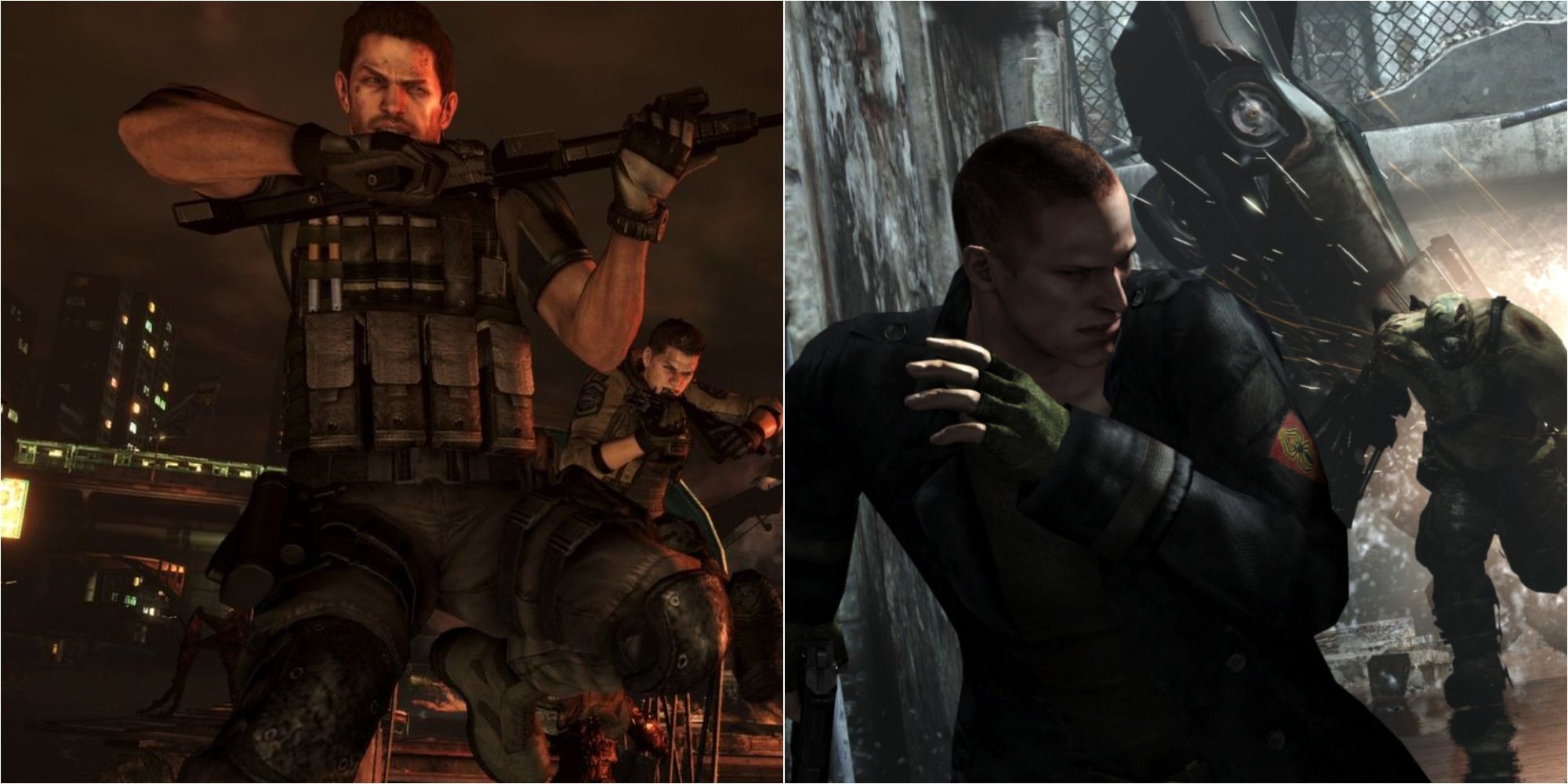 Resident Evil 6 Skills Featured Split Image Chris and Jake