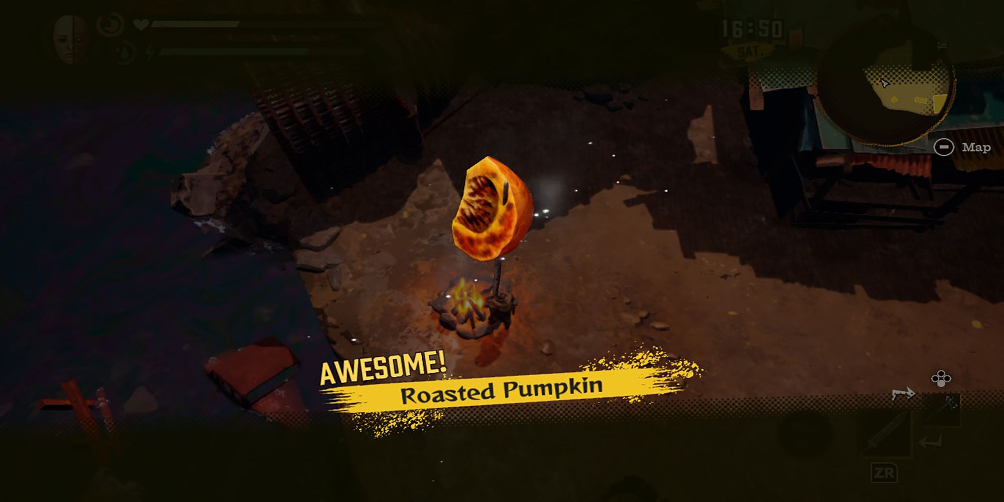 Roasted Pumpkin, fresh from Reid's fire pit in Deadcraft.