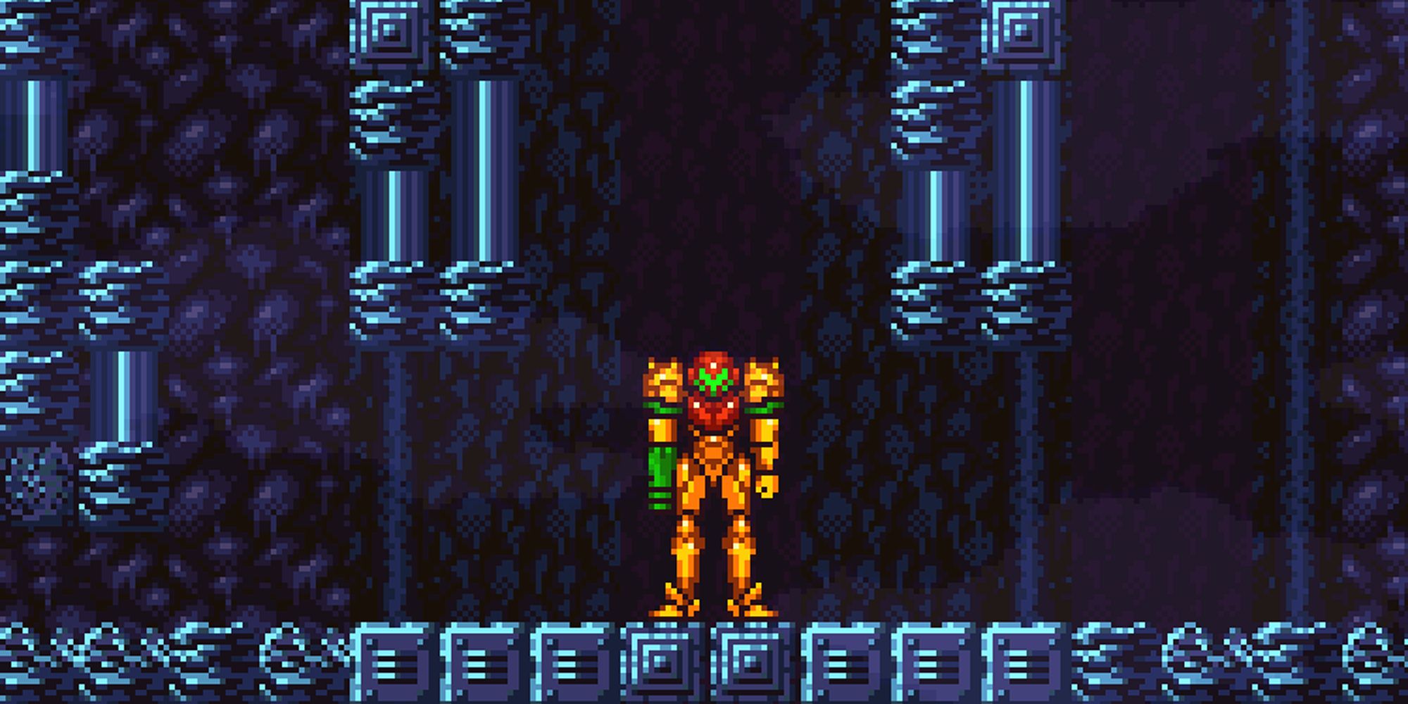 Samus Arrives On Planet Zebes