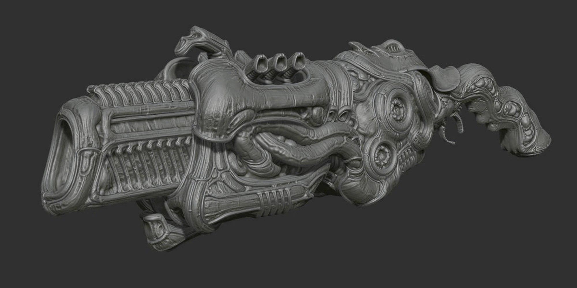 Scorn Weapon 3D High-Poly Model by Ebb Software