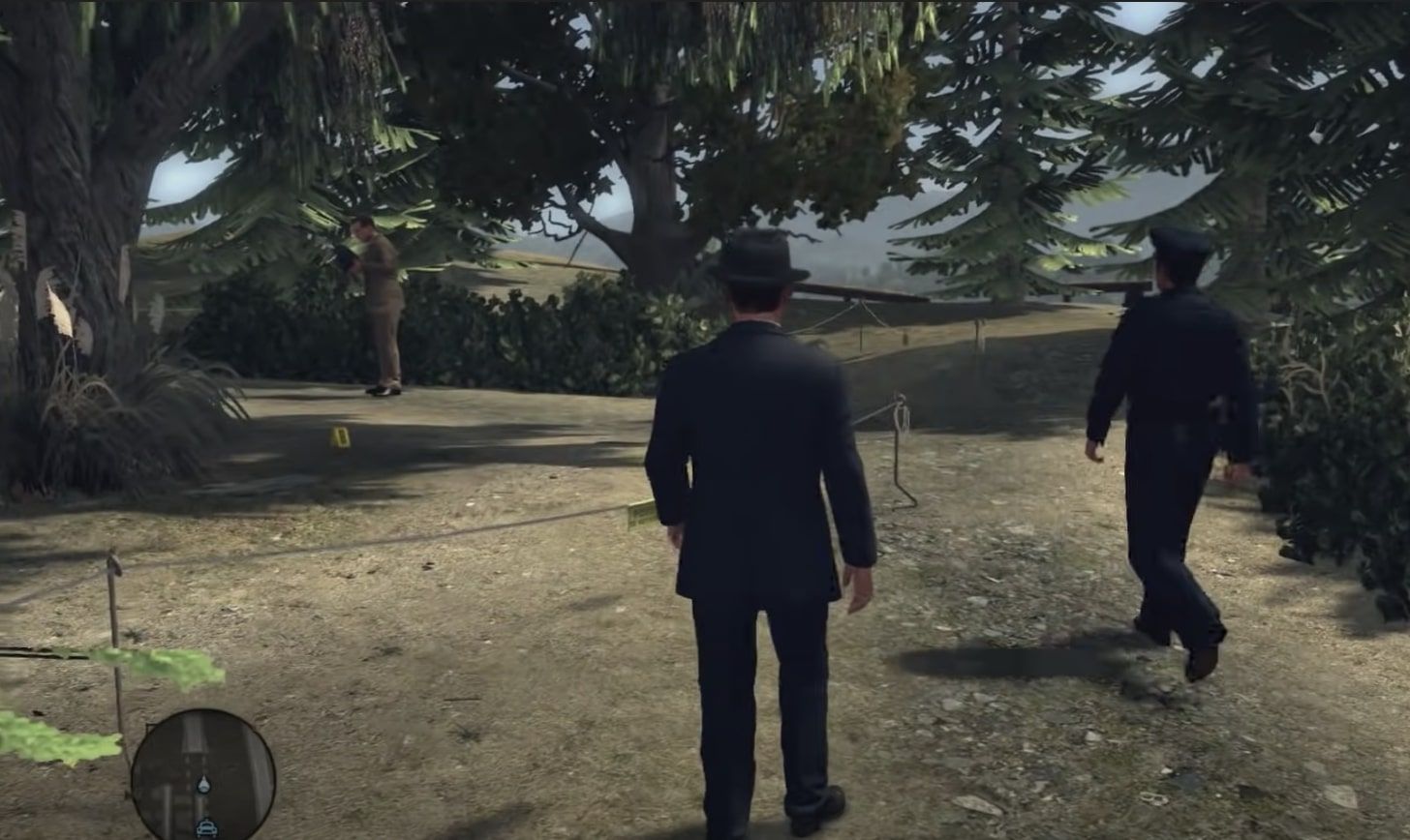 LA Noire The Golden Butterfly's crime scene