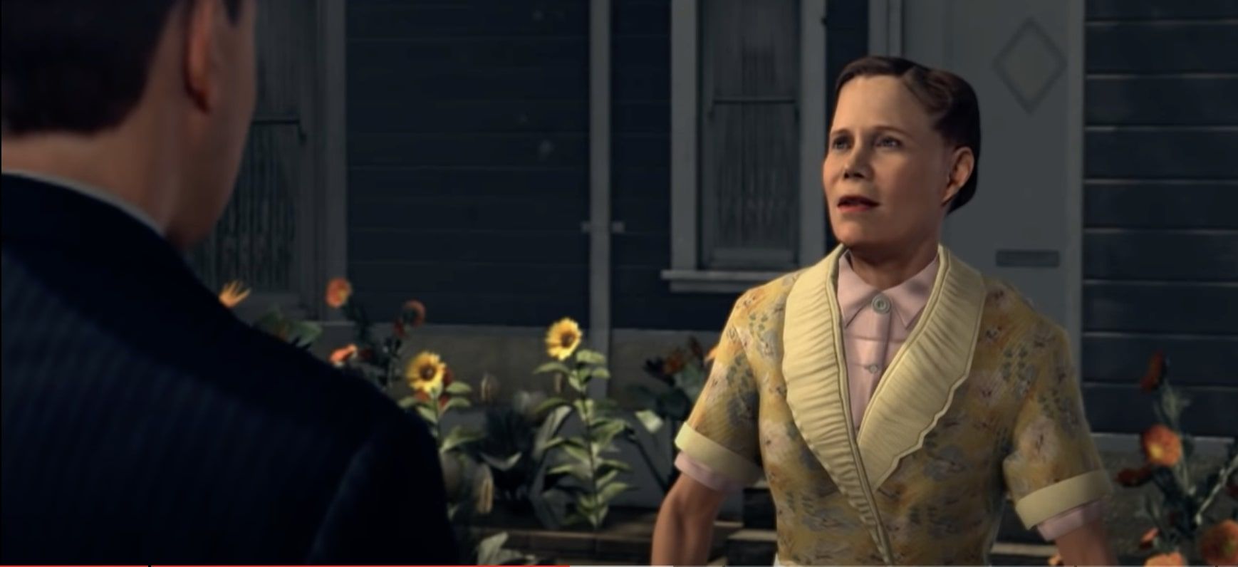 LA Noire Questioning the neighbour for The Golden Butterfly case