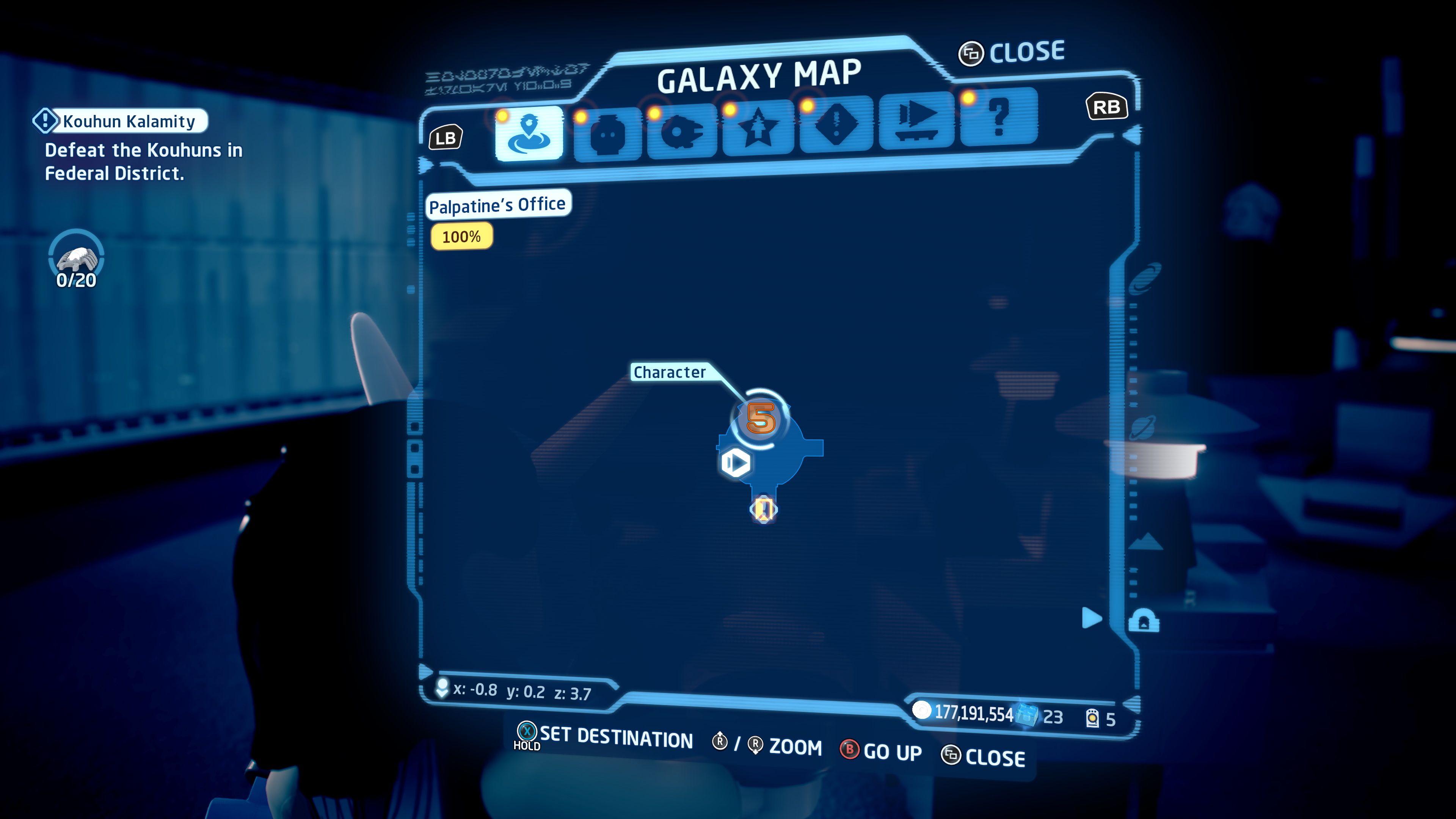 Skywalker Saga Coruscant Federal District Data Card at Alden Ramos blog