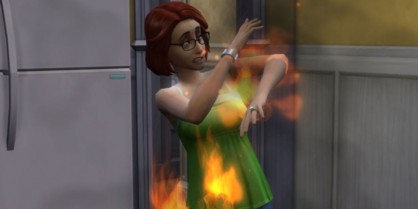 Sims 4 eliza pancakes on fire