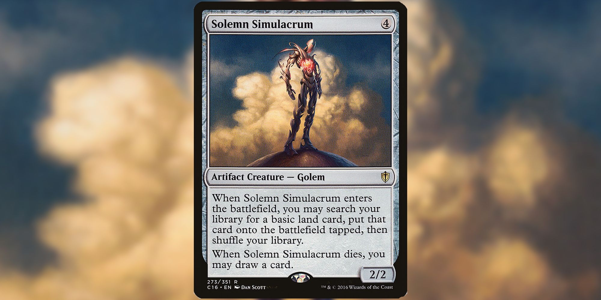 Solemn Simulacrum from Magic The Gathering