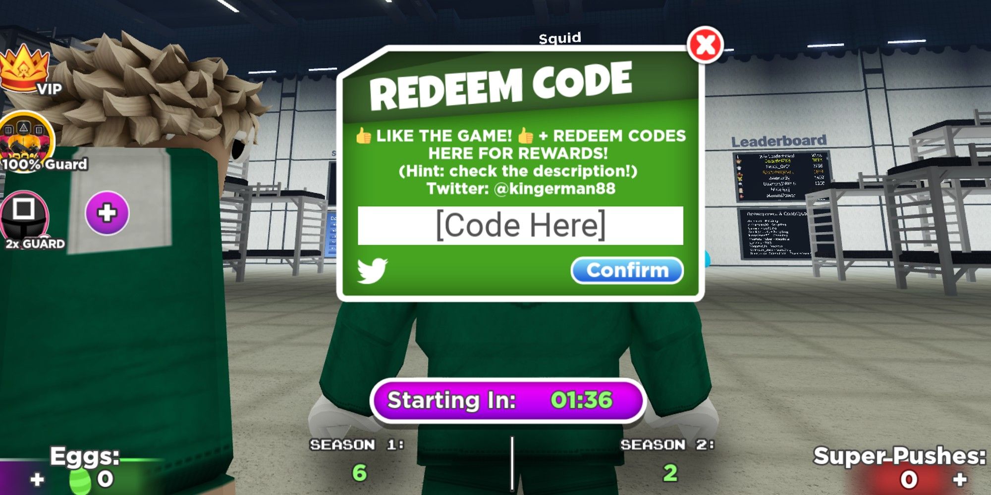 Squid Game Codes Free Rewards And Cosmetics