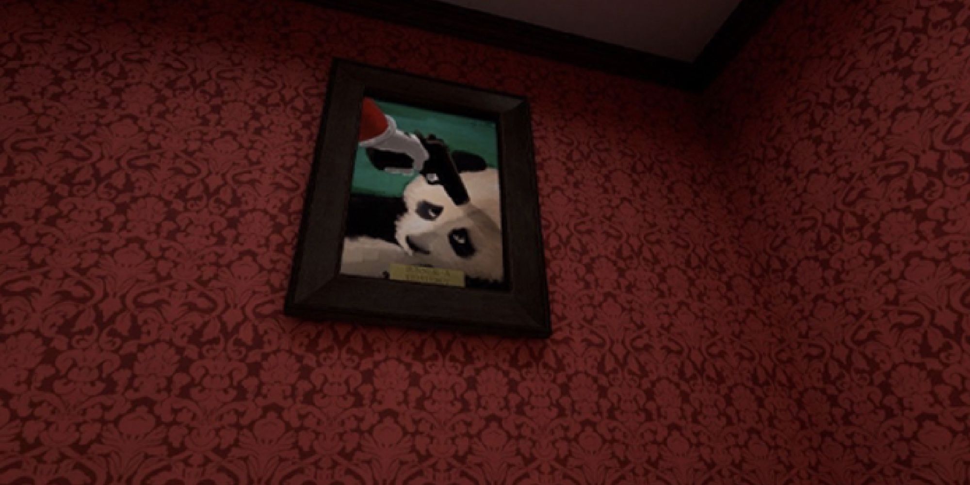 Stanley Parable panda painting