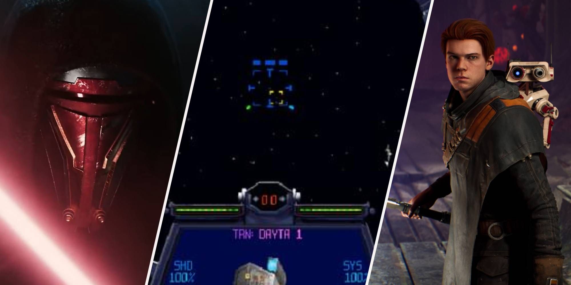 A cronologia dos jogos de Star Wars