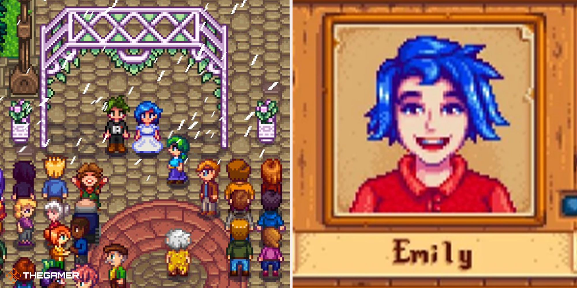 Stardew-Valley&mdash;Emily-wedding-(left)-portrait-(right)-1
