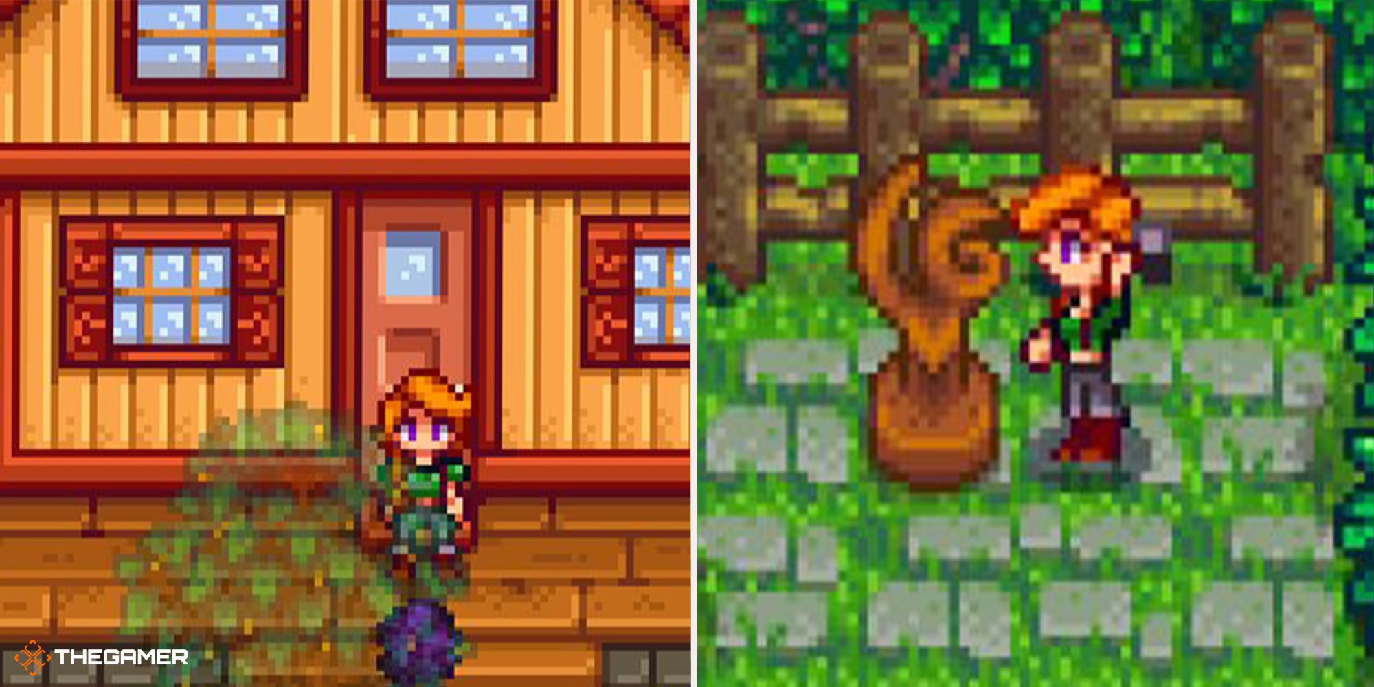Stardew Valley - leah on the farm