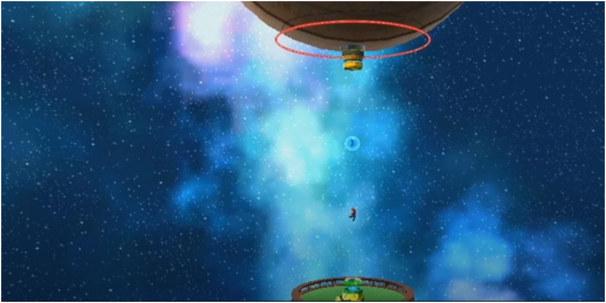 Super Mario Galaxy Finishing A Puzzle And Getting Beamed Up