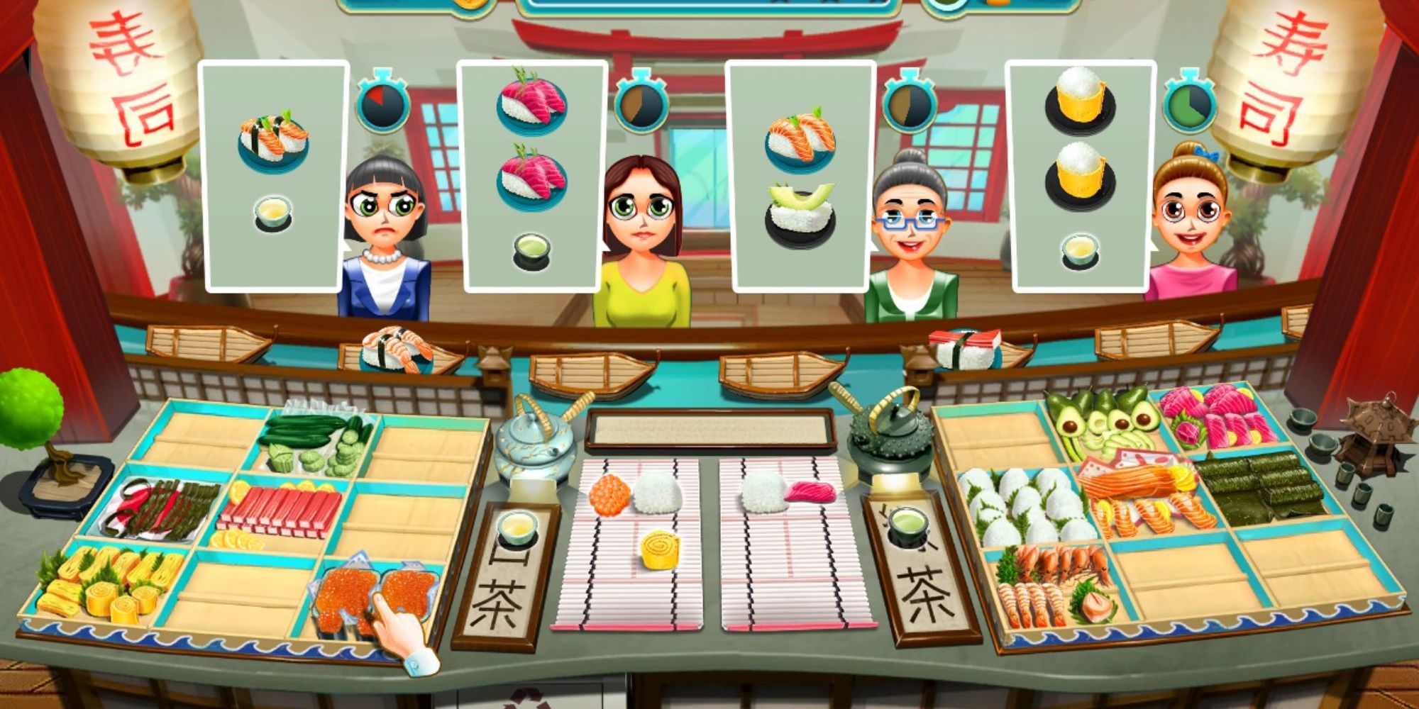 Sushi Time Gameplay orders