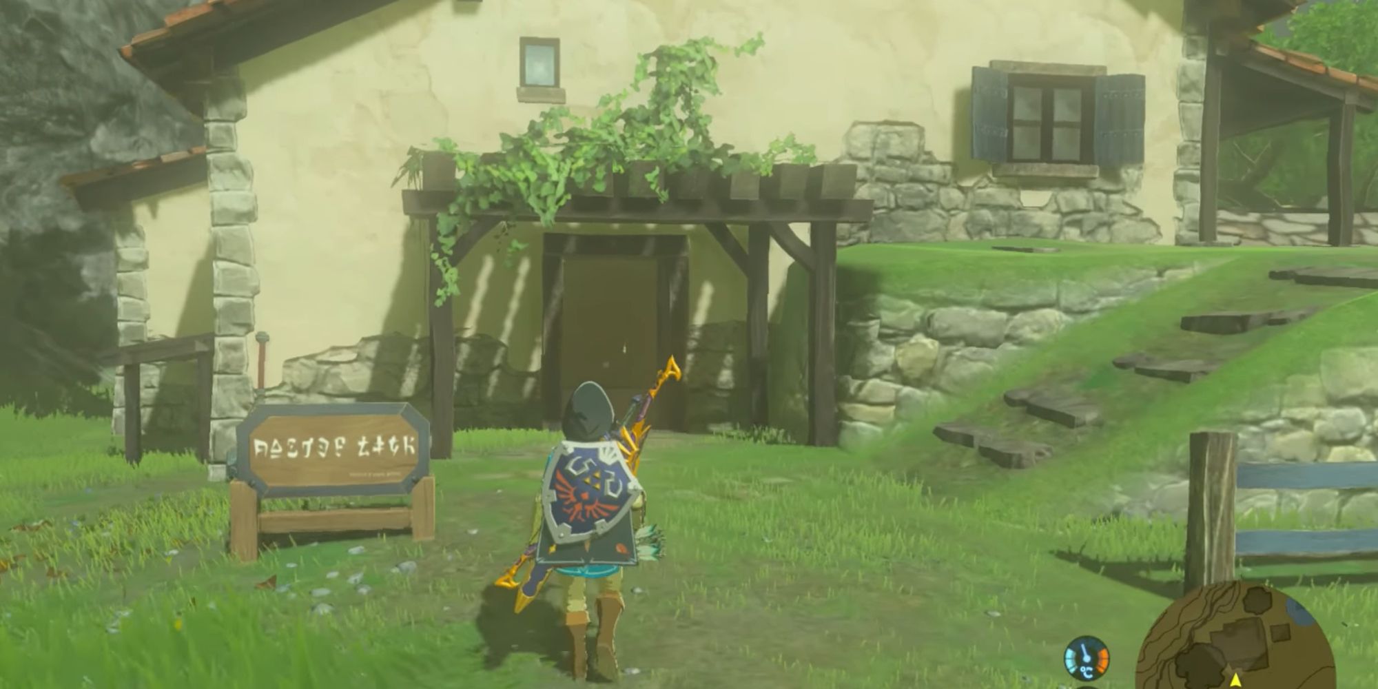 The Legend Of Zelda Breath Of The Wild Screenshot Of Link House