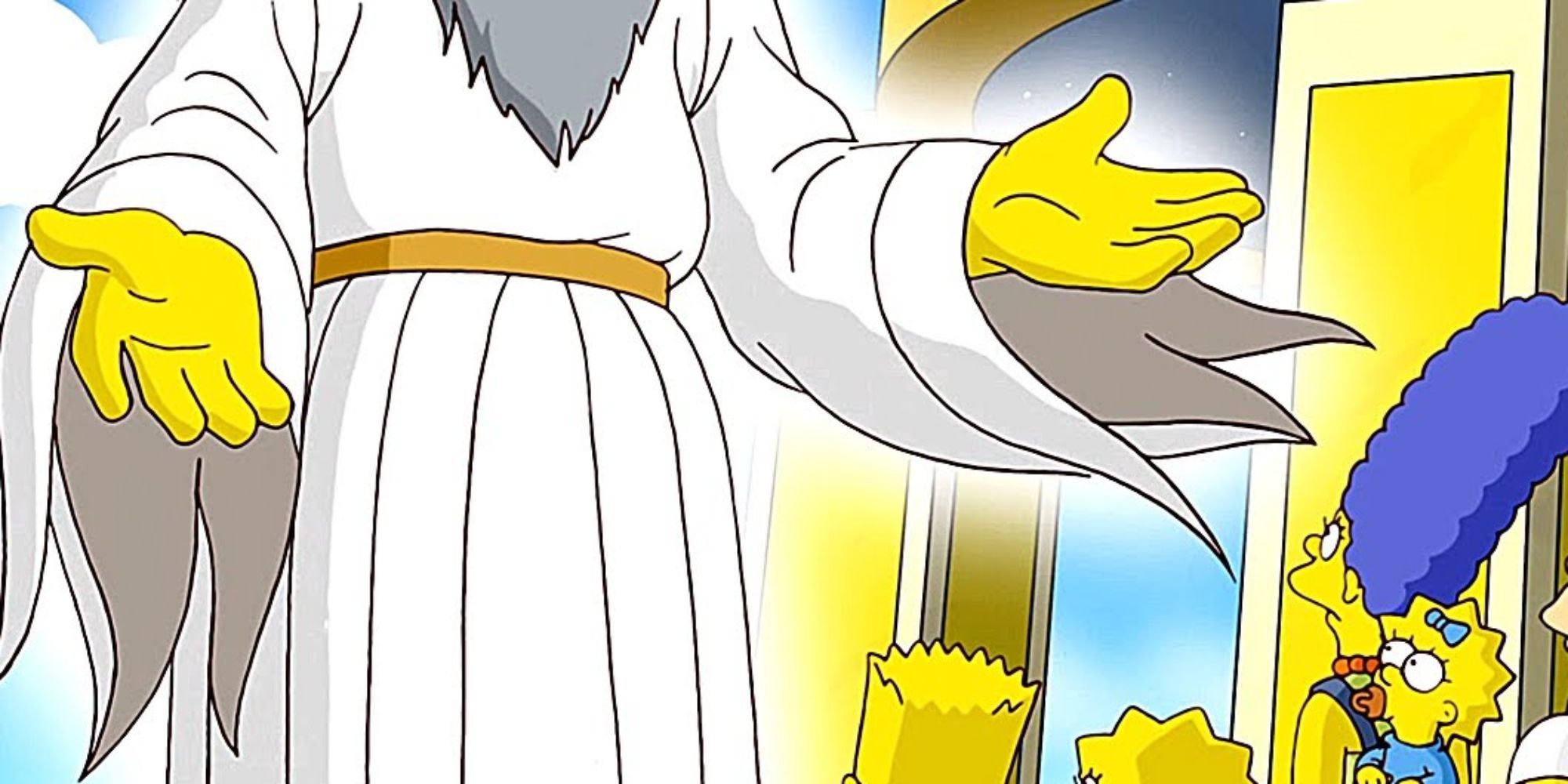 The Simpsons Game Screenshot Of God Cutscene