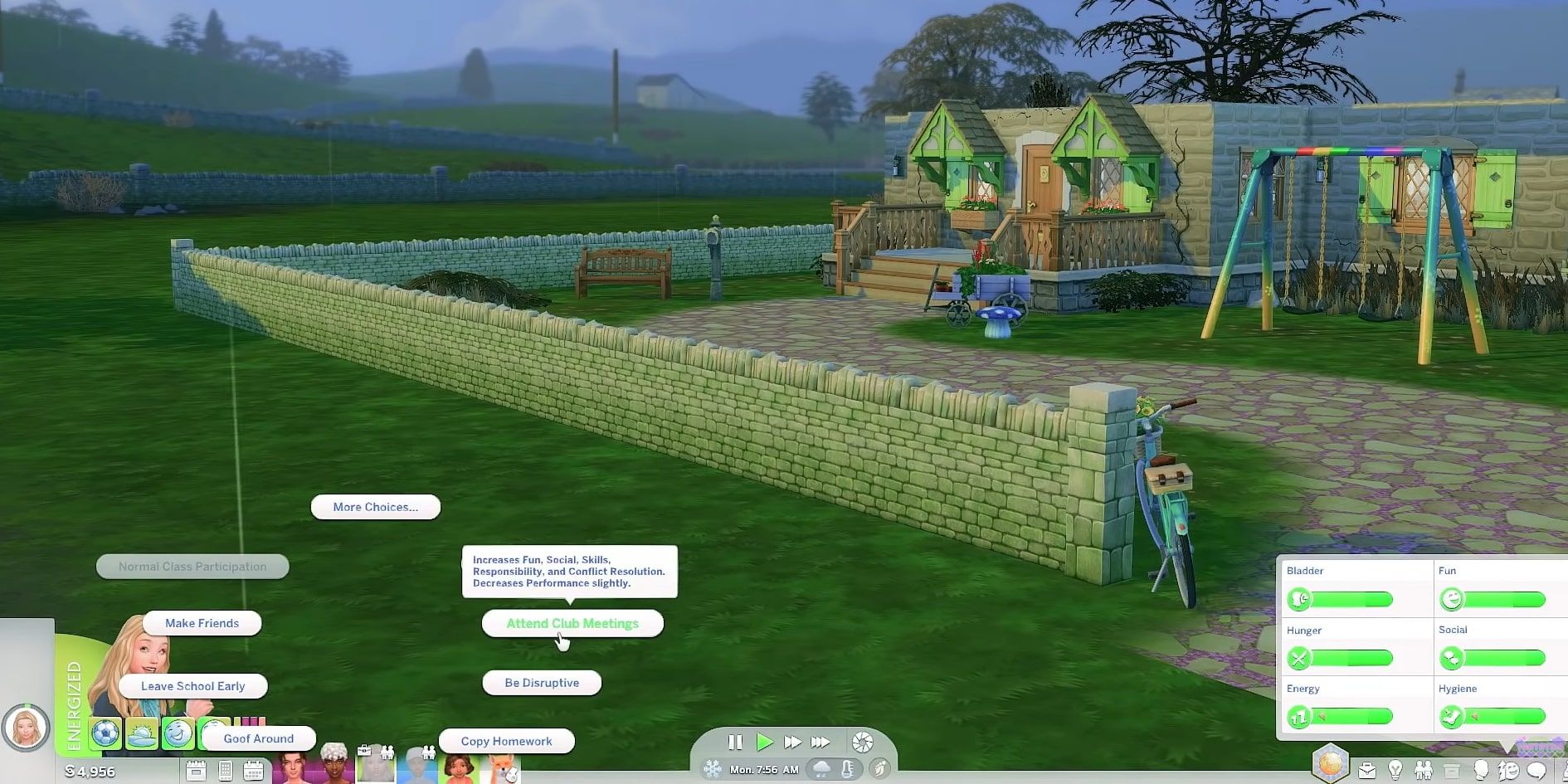 The Sims 4 Education Overhaul Away Activities