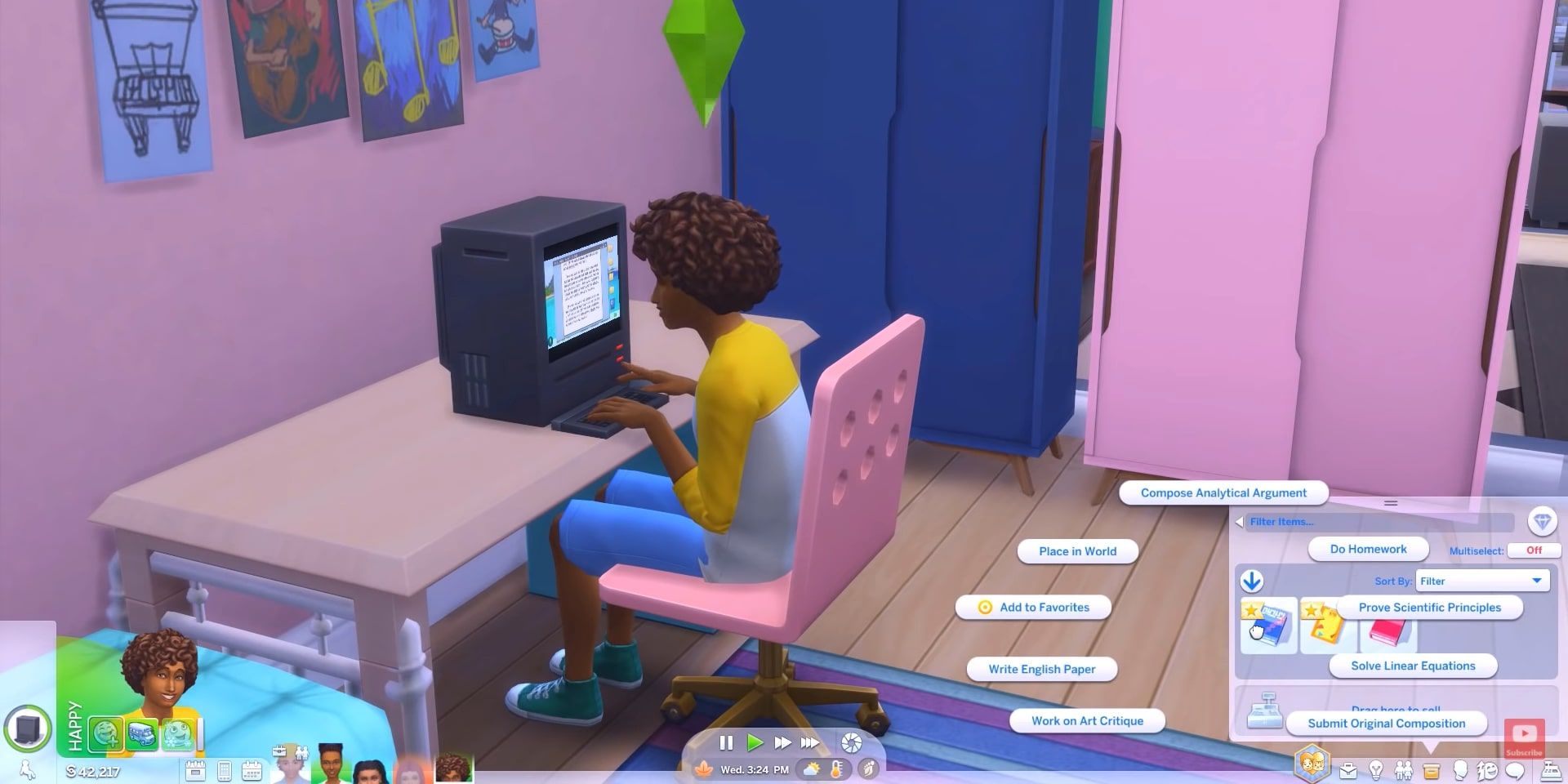 The Sims 4 Education Overhaul Computer